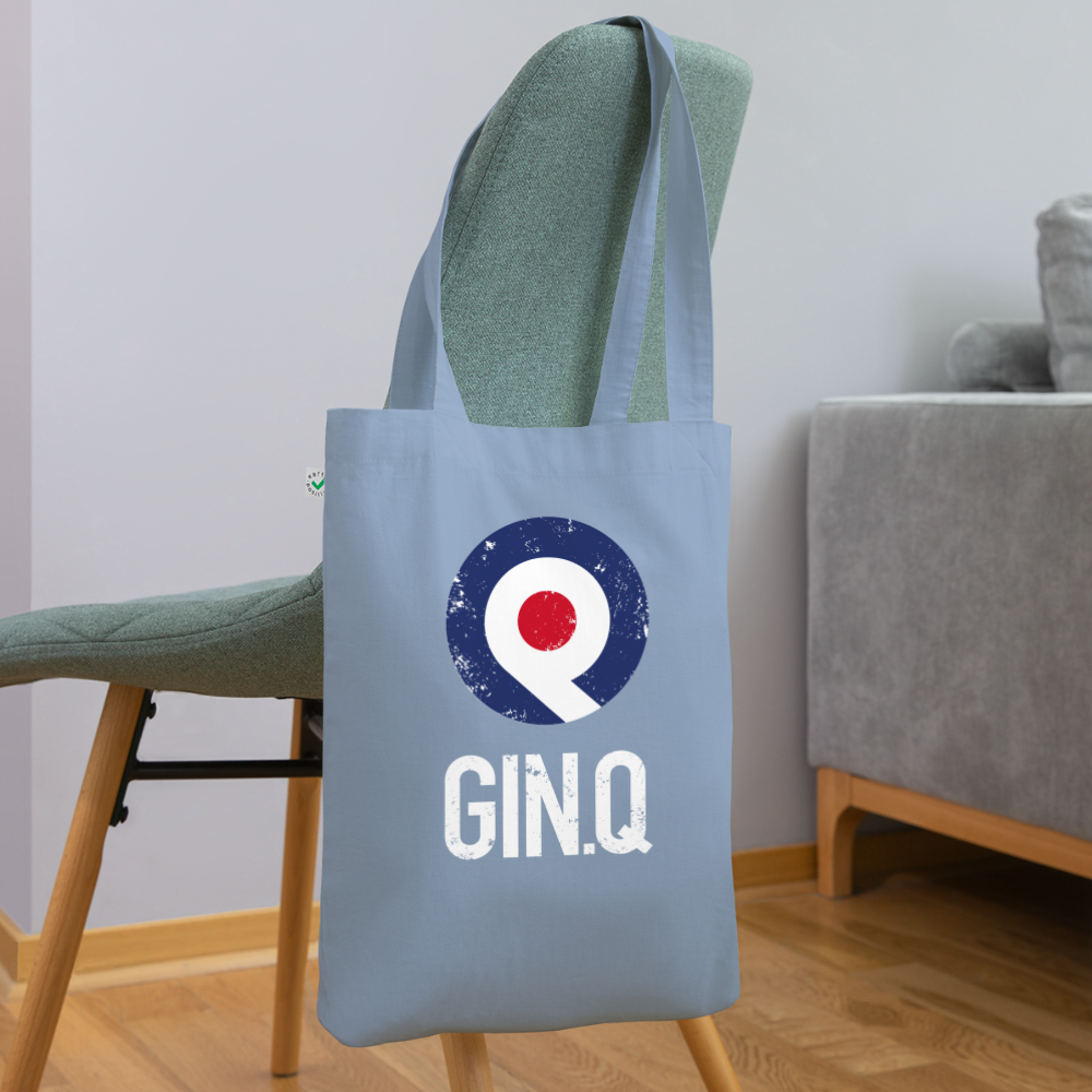 GIN.Q City-Bag Blue - Blaugrau